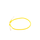 Cable de Parcheo Slim UTP Cat6A - 0.5 Metros (1.64 Pies) Amarillo, Diámetro Reducido (28 AWG)