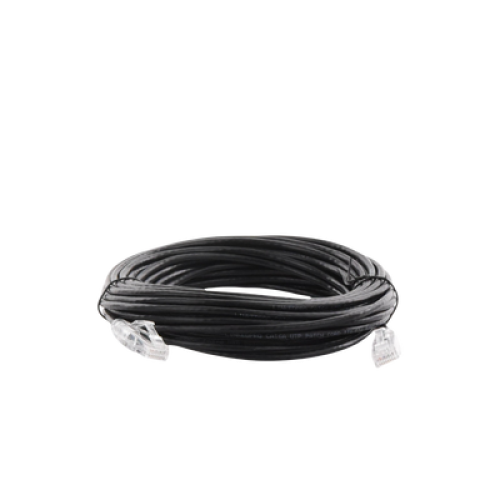 Cable de Parcheo Slim UTP Cat6A - 10 Metros (32.81 Pies) Negro, Diámetro Reducido (28 AWG)