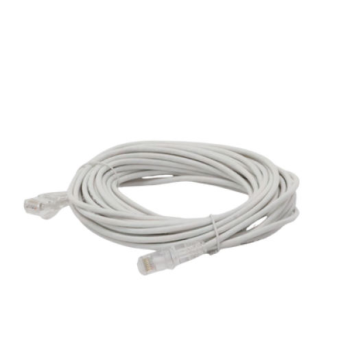 Cable de Parcheo Slim UTP Cat6A - 10 Metros (32.81 Pies) Blanco, Diámetro Reducido (28 AWG)