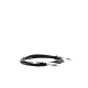 Cable de Parcheo Slim UTP Cat6A - 3 Metros (9.84 Pies) Negro, Diámetro Reducido (28 AWG)