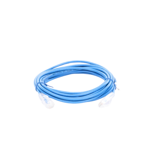 Cable de Parcheo Slim UTP Cat6A - 3 Metros (9.84 Pies) Azul, Diámetro Reducido (28 AWG)