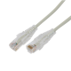 Cable de Parcheo Slim UTP Cat6A - 3 Metros (9.84 Pies) Gris, Diámetro Reducido (28 AWG)