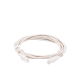 Cable de Parcheo Slim UTP Cat6A - 3 Metros (9.84 Pies) Gris, Diámetro Reducido (28 AWG)