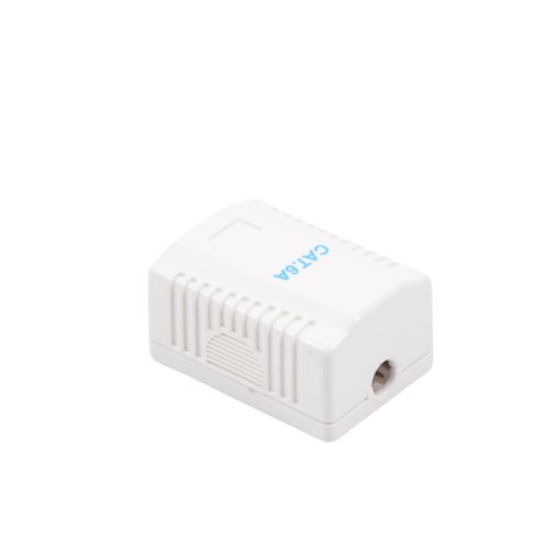 Caja de Pared con 1 Puerto, Incluye 1 Jack UTP Cat6A