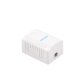 Caja de Pared con 1 Puerto, Incluye 1 Jack UTP Cat6A