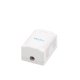 Caja de Pared con 1 Puerto, Incluye 1 Jack UTP Cat6A