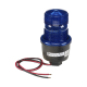 Luz de advertencia LED serie Streamline, 24 Vcd, montaje en tubo, azul Luz de advertencia LED serie Streamline, 24 Vcd, montaje en tubo, azul