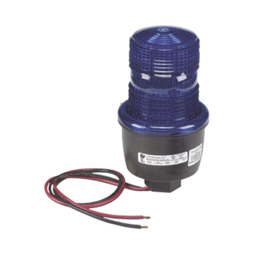 Luz de advertencia LED serie Streamline, 120 Vca, color Azul
