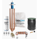 Kit Puesta a Tierra 200A / Electrodo Cobre Electrolítico / Diseño Delta / Filtro Equipotencial / Compuesto 12 kg / Barra Unión + Conectores + Registro