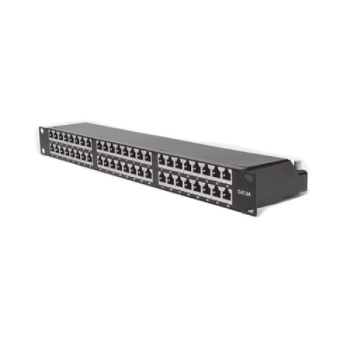 Panel de Parcheo de Impacto (110) Blindado de 48 Puertos Cat6A