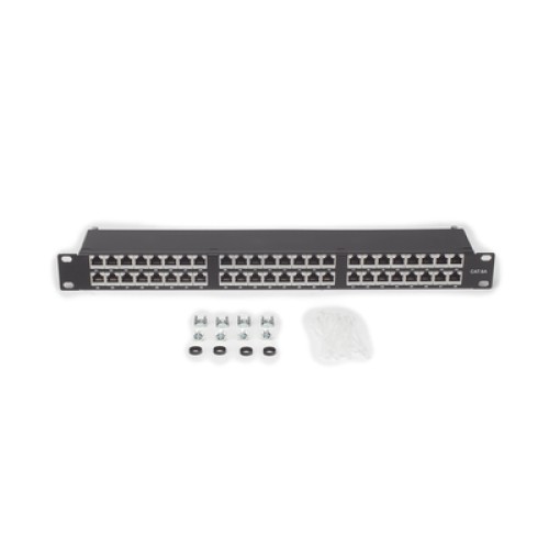 Panel de Parcheo de Impacto (110) Blindado de 48 Puertos Cat6A