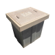 Registro de Telecomunicaciones L1T Ligero, 1 Tapa, Resistencia 3 Toneladas, Uso Peatonal Registro de Telecomunicaciones L1T Ligero, 1 Tapa, Resistencia 3 Toneladas, Uso Peatonal