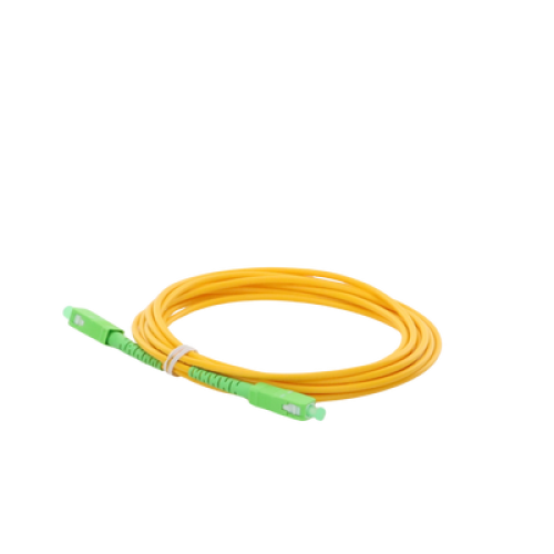 Jumper de Fibra Óptica Monomodo SC/APC-SC/APC Simplex de 2 Metros (6.56 Pies) 3mm