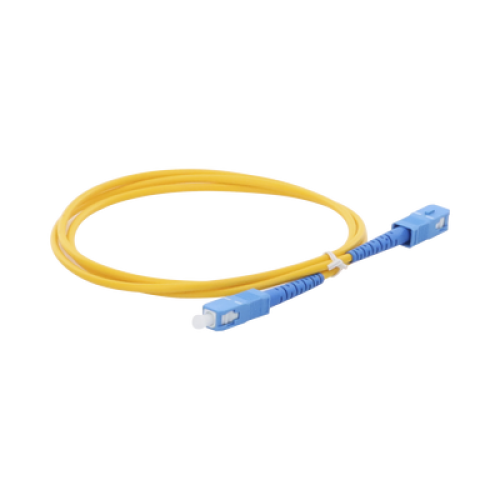 Jumper de Fibra Óptica Monomodo SC/UPC-SC/UPC Simplex de 1 Metro (3.28 Pies), 3mm Jumper de Fibra Óptica Monomodo SC/UPC-SC/UPC Simplex de 1 Metro (3.28 Pies), 3mm