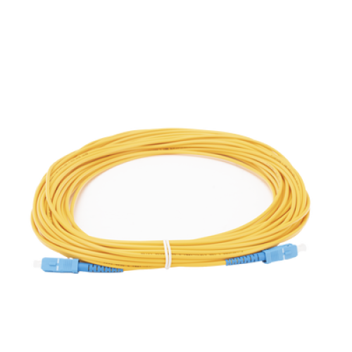 Jumper de Fibra Óptica Monomodo SC/UPC-SC/UPC Simplex de 10 Metros (32.81 Pies), 3mm