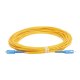 Jumper de Fibra Óptica Monomodo SC/UPC - SC/UPC Simplex, Color Amarillo, 15 Metros (49.21 Pies)