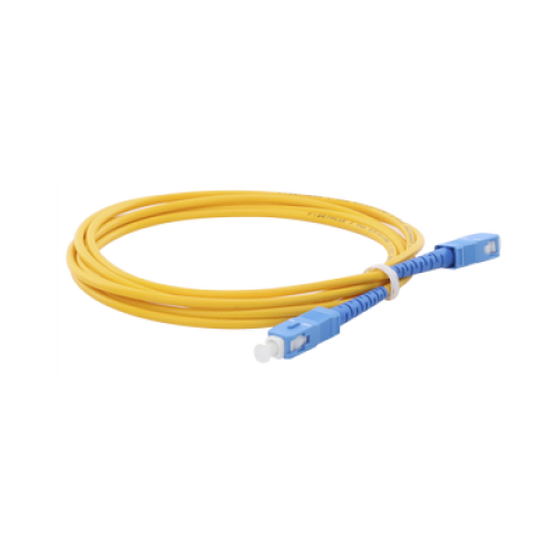 Jumper de Fibra Óptica Monomodo SC/UPC-SC/UPC Simplex de 2 Metros (6.56 Pies), 3mm