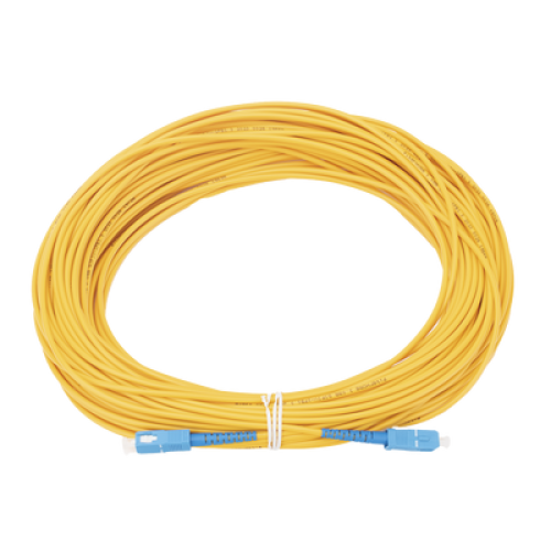 Jumper de Fibra Óptica Monomodo SC/UPC-SC/UPC Simplex de 30 Metros (98.43 Pies), 3mm