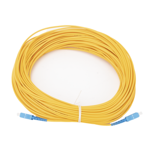 Jumper de Fibra Óptica Monomodo SC/UPC-SC/UPC Simplex de 40 Metros (131.23 Pies), 3mm