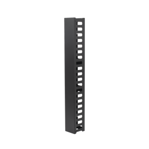 Organizador de Cable Vertical de 21 Unidades Rack Sencillo, Compatible con Racks Serie EIRL y EIQR