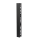 Organizador de Cable Vertical de 24 Unidades Rack Sencillo, Compatible con Racks Serie EIRL y EIQR