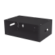 Gabinete para Montaje en Pared liviano, 4 Unidades de rack, Profundidad máxima de trabajo 250 mm, Se envía el Gabinete Armado. Gabinete para Montaje en Pared liviano, 4 Unidades de rack, Profundidad máxima de trabajo 250 mm, Se envía el Gabinete Armado.