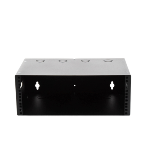 Gabinete para Montaje en Pared liviano, 4 Unidades de rack, Profundidad máxima de trabajo 250 mm, Se envía el Gabinete Armado. Gabinete para Montaje en Pared liviano, 4 Unidades de rack, Profundidad máxima de trabajo 250 mm, Se envía el Gabinete Armado.