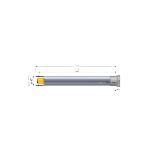 Motor inalámbrico RTS alimentación 110V para persianas, ventana de 3 mts ancho y alto 4 máximo