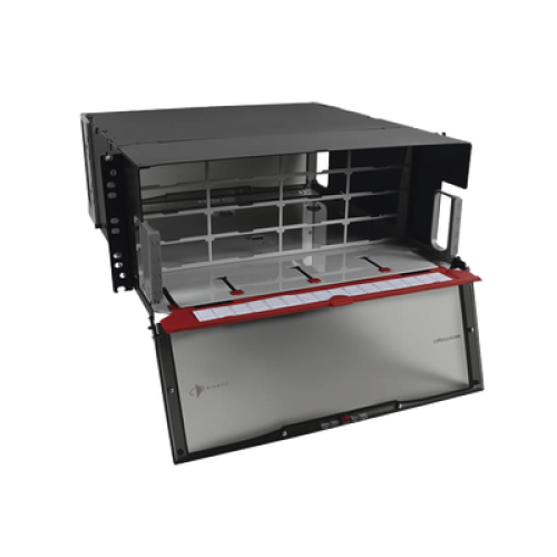 Distribuidor de Fibra Óptica de Alta Densidad LigthVerse *Pro* Para Rack de 48.26 cm (19 Pulgadas), Acepta 16 Placas Plug and Play, Hasta 384 Fibras, 4 UR Distribuidor de Fibra Óptica de Alta Densidad LigthVerse *Pro* Para Rack de 48.26 cm (19 Pulgadas), Acepta 16 Placas Plug and Play, Hasta 384 Fibras, 4 UR
