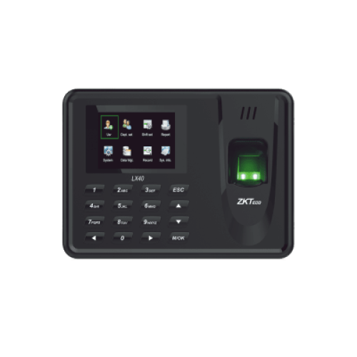 Lector de Huella con Teclado para Control de Asistencia, 500 Huellas, Genera Reporte por USB en Excel, Descarga mediante memoria USB /  (solo en idioma ingles)