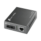 Convertidor Fibra Óptica Multimodo /  1 Puerto RJ45 10/100 Mbps / Puerto Fibra Óptica SC 100 Mbps / Hasta 2 Km / Plug and Play
