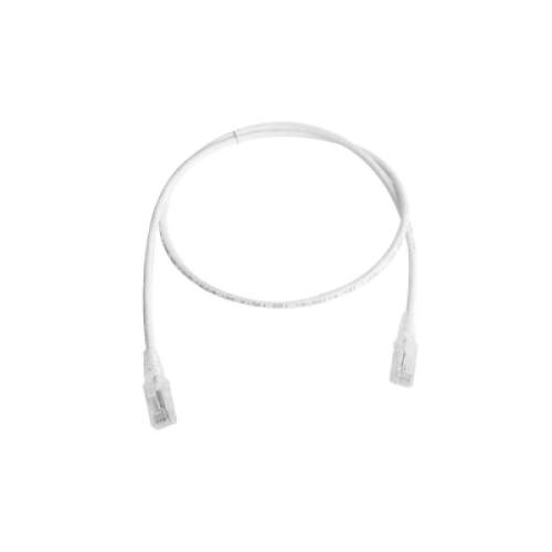 Patch Cord MC5 Modular Cat5e UTP, CM/LS0H, 1.52 Metros (5 Pies), Color Blanco, Versión Bulk (Sin Empaque Individual)