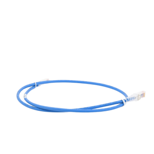 Patch Cord MC5 Modular Cat5e UTP, CM/LS0H, 1.52 Metros (5 Pies), Color Azul, Versión Bulk (Sin Empaque Individual)