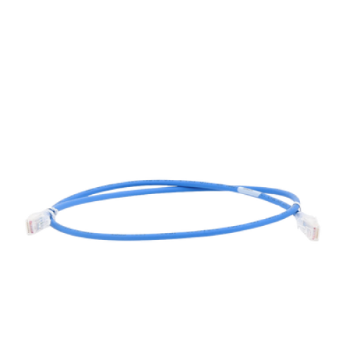 Patch Cord MC5 Modular Cat5e UTP, CM/LS0H, 2.13 Metros (7 Pies), Color Azul, Versión Bulk (Sin Empaque Individual)