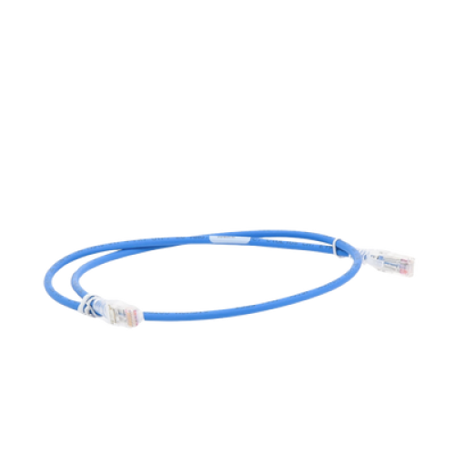 Patch Cord MC5 Modular Cat5e UTP, CM/LS0H, 2.13 Metros (7 Pies), Color Azul, Versión Bulk (Sin Empaque Individual)