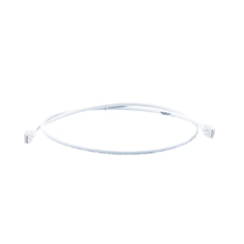 Patch Cord MC6 Modular Cat6 UTP, CM/LS0H, 0.91 Metros (3 Pies), Color Blanco, Versión Bulk (Sin Empaque Individual)
