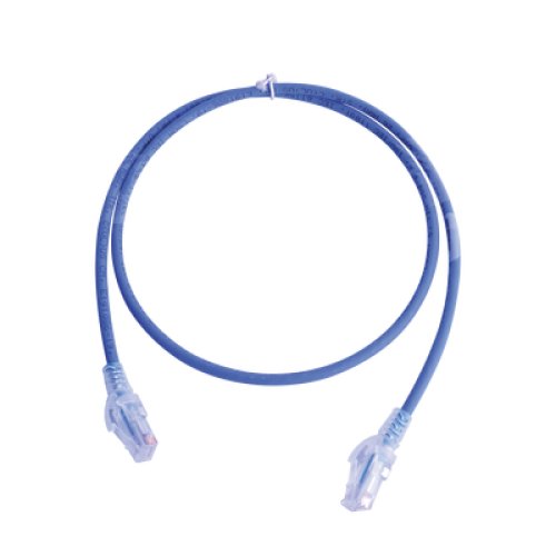 Patch Cord MC6 Modular Cat6 UTP, CM/LS0H, 0.91 Metros (3 Pies), Color Azul, Versión Bulk (Sin Empaque Individual)