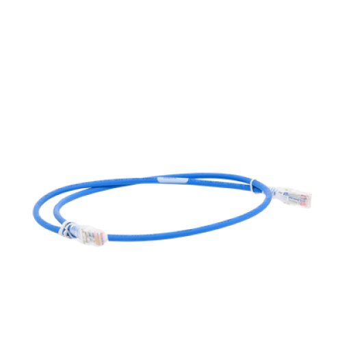Patch Cord MC6 Modular Cat6 UTP, CM/LS0H, 0.91 Metros (3 Pies), Color Azul, Versión Bulk (Sin Empaque Individual)