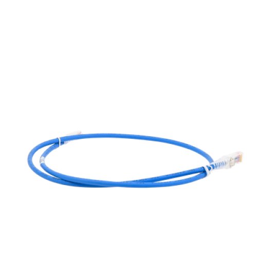 Patch Cord MC6 Modular Cat6 UTP, CM/LS0H, 0.91 Metros (3 Pies), Color Azul, Versión Bulk (Sin Empaque Individual)