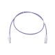 Patch Cord MC6 Modular Cat6 UTP, CM/LS0H, 0.91 Metros (3 Pies), Color Violeta, Diámetro Reducido (28AWG), Versión Bulk (Sin Empaque Individual) Patch Cord MC6 Modular Cat6 UTP, CM/LS0H, 0.91 Metros (3 Pies), Color Violeta, Diámetro Reducido (28AWG), Versión Bulk (Sin Empaque Individual)
