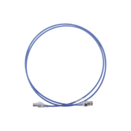 Patch Cord MC6 Modular Cat6 UTP, CM/LS0H, 1.52 Metros (5 Pies), Color Azul, Diámetro Reducido (28AWG) Patch Cord MC6 Modular Cat6 UTP, CM/LS0H, 1.52 Metros (5 Pies), Color Azul, Diámetro Reducido (28AWG)