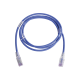 Patch Cord MC6 Modular Cat6 UTP, CM/LS0H, 1.52 Metros (5 Pies), Color Azul, Versión Bulk (Sin Empaque Individual)