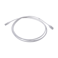 Patch Cord MC6 Modular Cat6 UTP, CM/LS0H, 2.13 Metros (7 Pies), Color Blanco, Diámetro Reducido (28AWG)