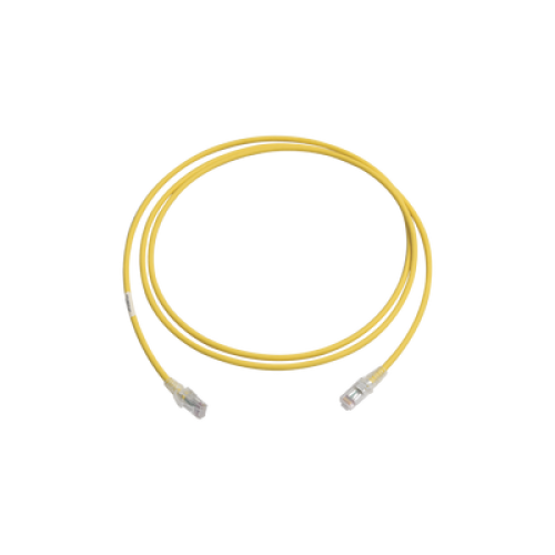 Patch Cord MC6 Modular Cat6 UTP, CM/LS0H, 2.13 Metros (7 Pies), Color Amarillo