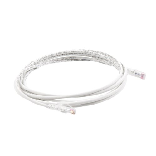 Patch Cord MC6 Modular Cat6 UTP, CM/LS0H, 3.05 Metros (10 Pies), Color Blanco, Versión Bulk (Sin Empaque Individual)
