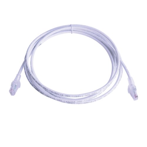 Patch Cord MC6 Modular Cat6 UTP, CM/LS0H, 4.57 Metros (15 Pies), Color Blanco