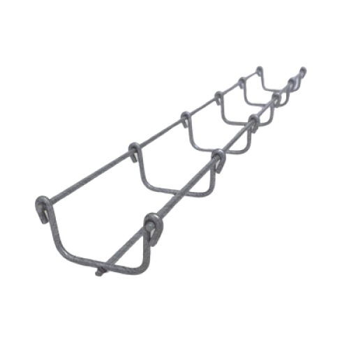 Charola Bimetálica Tipo Malla 33/50 mm, Ideal Para Utilizarse al Exterior o Zonas Húmedas, Hasta 26 Cables Cat6, Tramo de 3 Metros