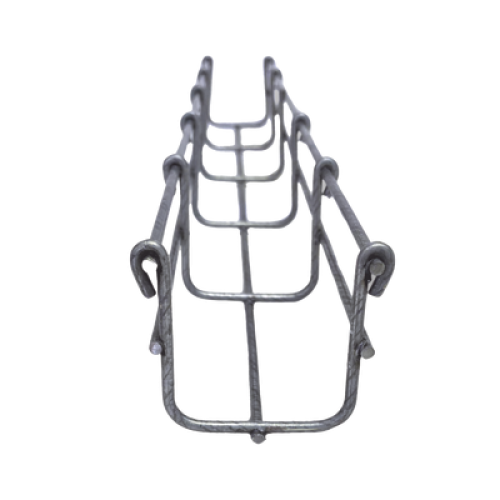 Charola Bimetálica Tipo Malla 66/50 mm, Ideal Para Utilizarse al Exterior o Zonas Húmedas, Hasta 53 Cables Cat6, Tramo de 3 Metros