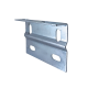Placa Salida a Tubo, con acabado Electro Zinc 