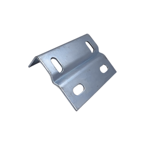 Placa Salida a Tubo, con acabado Electro Zinc 